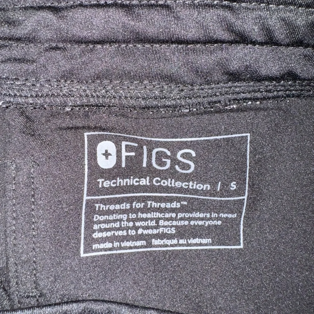 Figs Scrub Black Jogger Pants Sz S - Picture 8 of 9